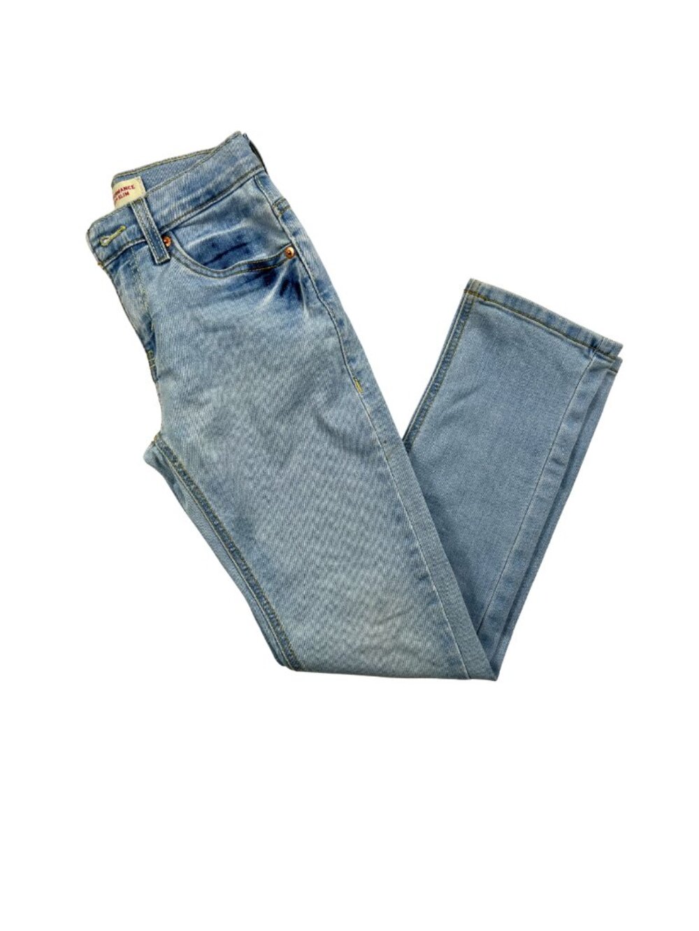 Levi's 511 Performance Slim Jeans Boys 10 Reg Light Wash Stretch Denim